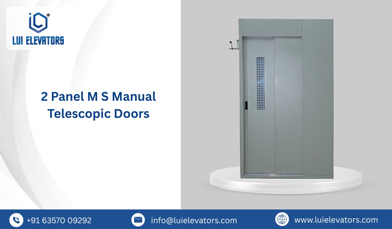 2 Panel M.s Manual Telescopic Doors