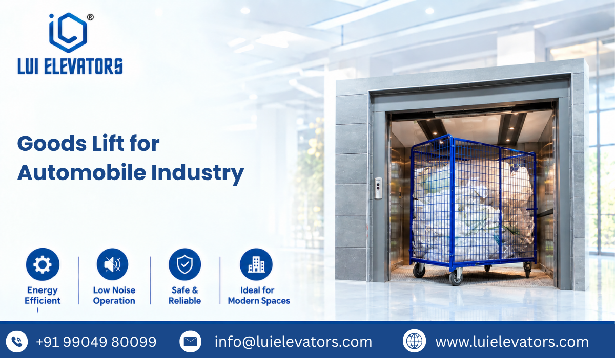 Goods Lift for Automobile Industry