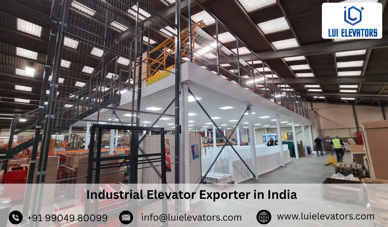 Industrial Elevator Exporter in India