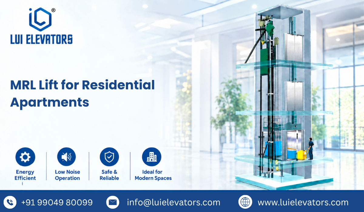 MRL Lift for Residential Apartments