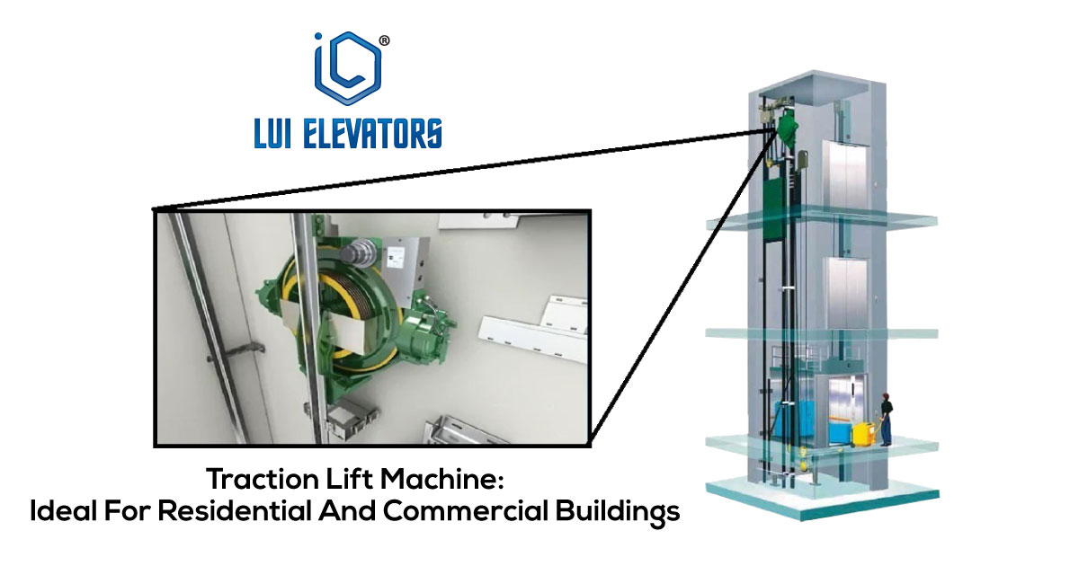 Traction Lift Machine: Ideal For Residential And Commercial Buildings